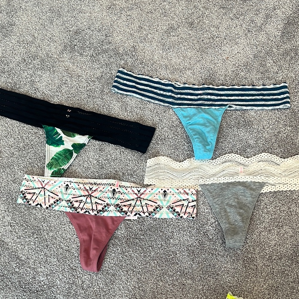 Victoria’s Secret PINK lace waist thong